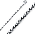 14k 2mm Solid Franco chain