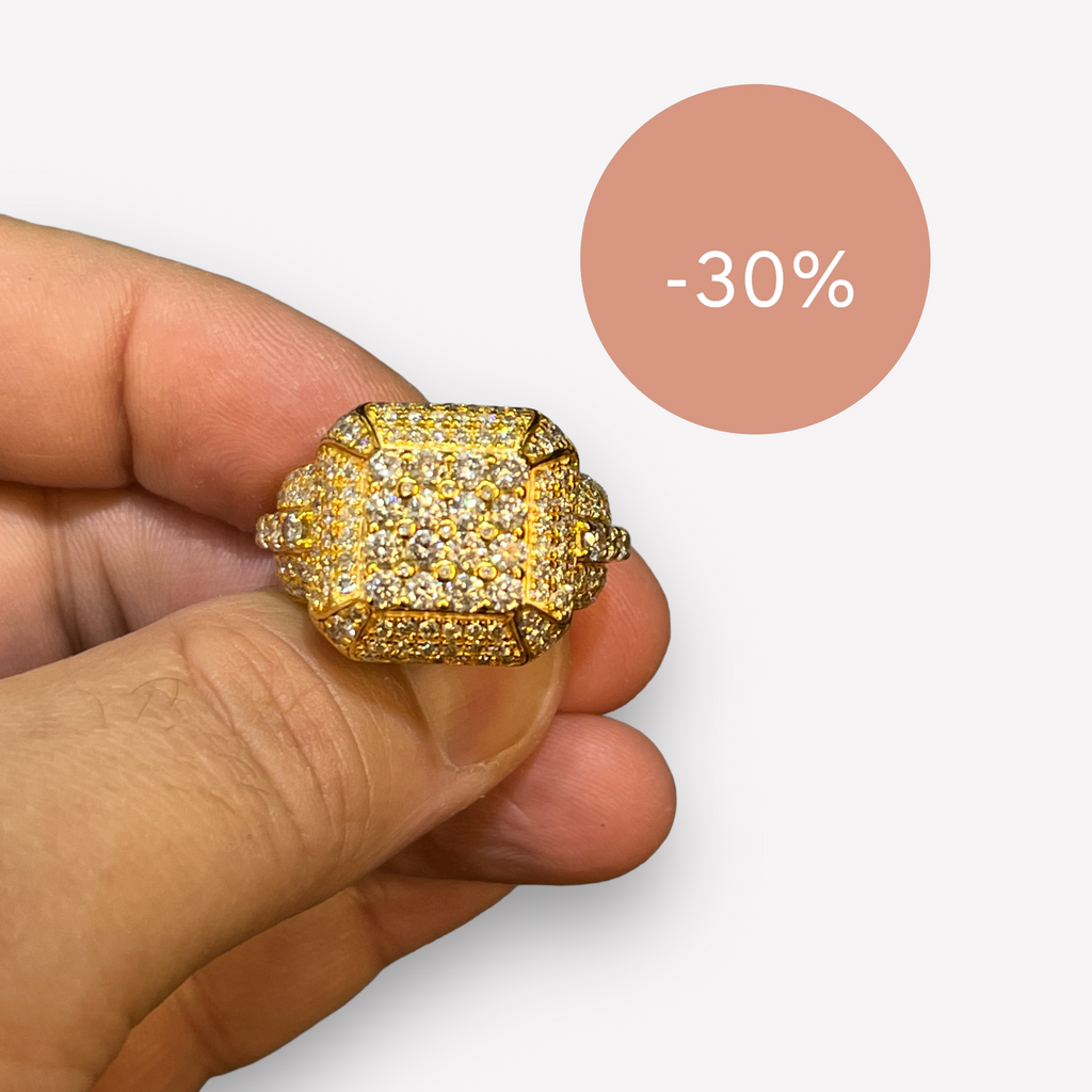 Square Box Style Diamond Ring