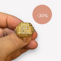 Square Box Style Diamond Ring