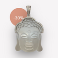 Clear Jade Diamond Buddha