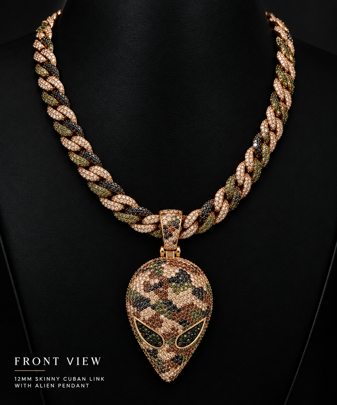 CAMO CUBAN LINK CHAIN