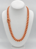 Z 99.9 12MM COPPER CUBAN LINK CHAIN
