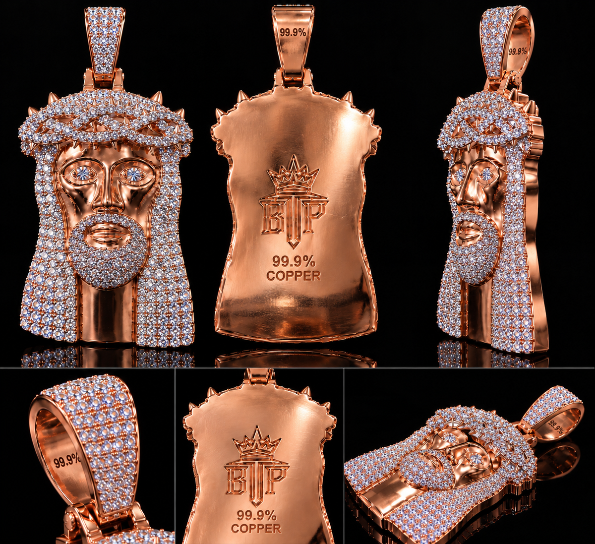 99.9% Copper Jesus Penda