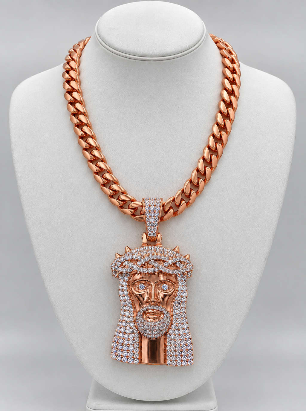 Z 99.9 12MM COPPER CUBAN LINK CHAIN