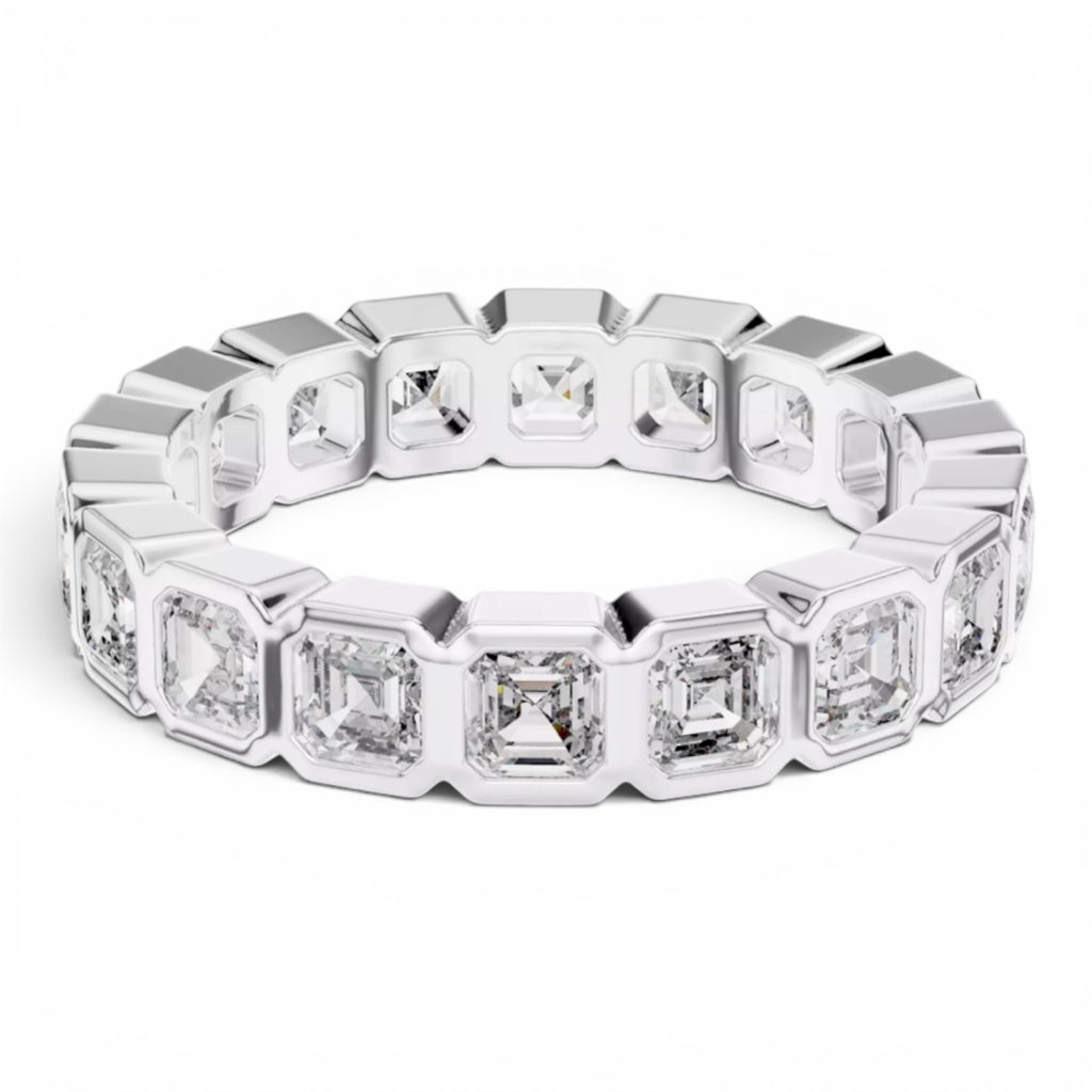 Asscher Cut Diamond Eternity Band