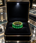 EMERALD CUT ETERNITY RING
