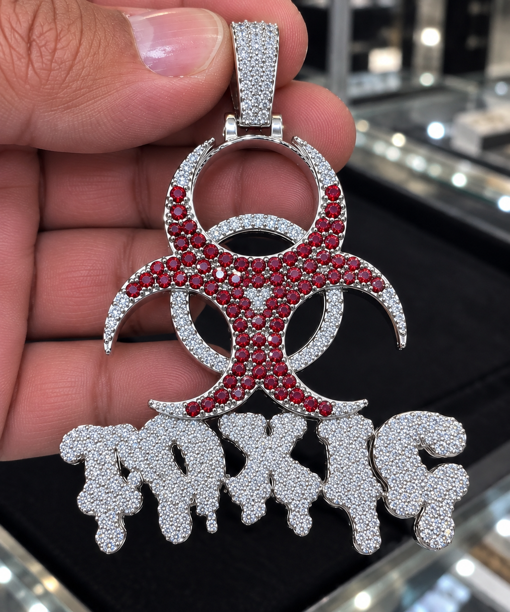 TOXIC RED PENDANT