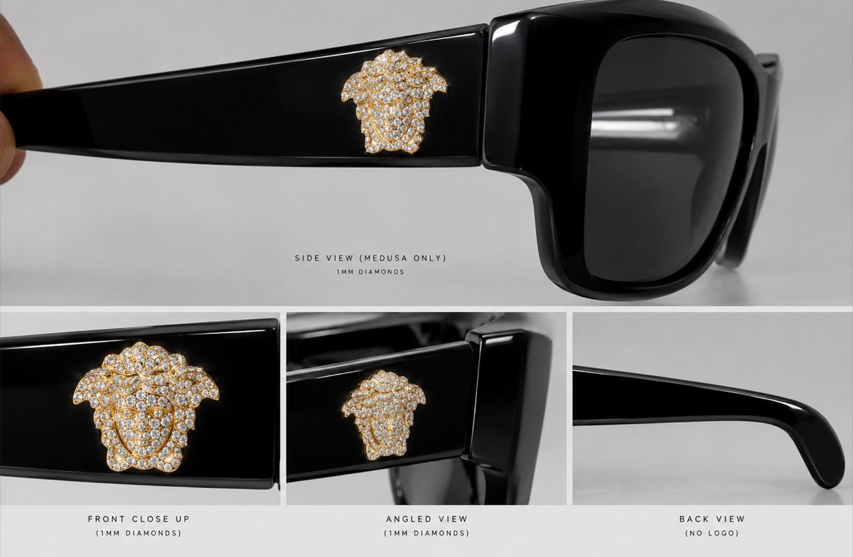 CUSTOM VINTAGE VERSACE SUNGLASSES