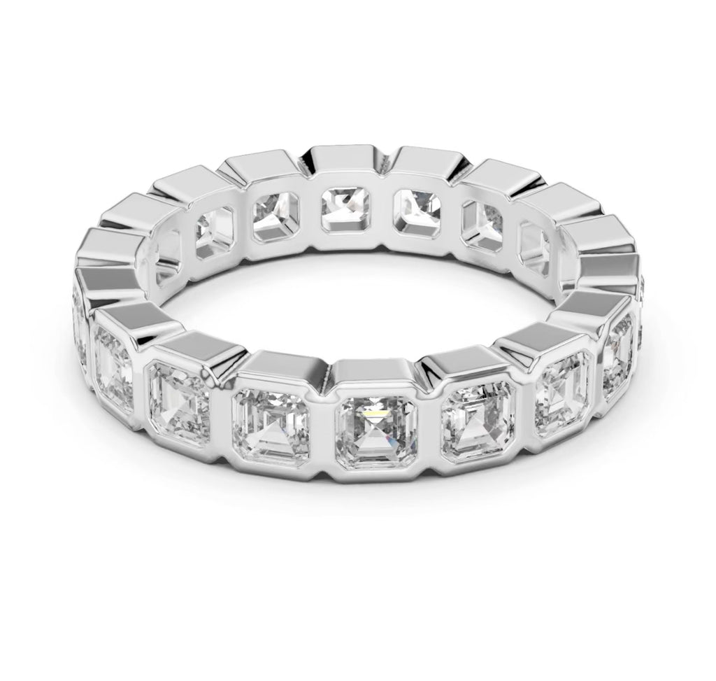 Asscher Cut Diamond Eternity Band
